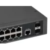 LevelOne GEP-2652 tinklo jungiklis, valdomas L2, Gigabit Ethernet (10/100/1000), Power over Ethernet (PoE), pilkas