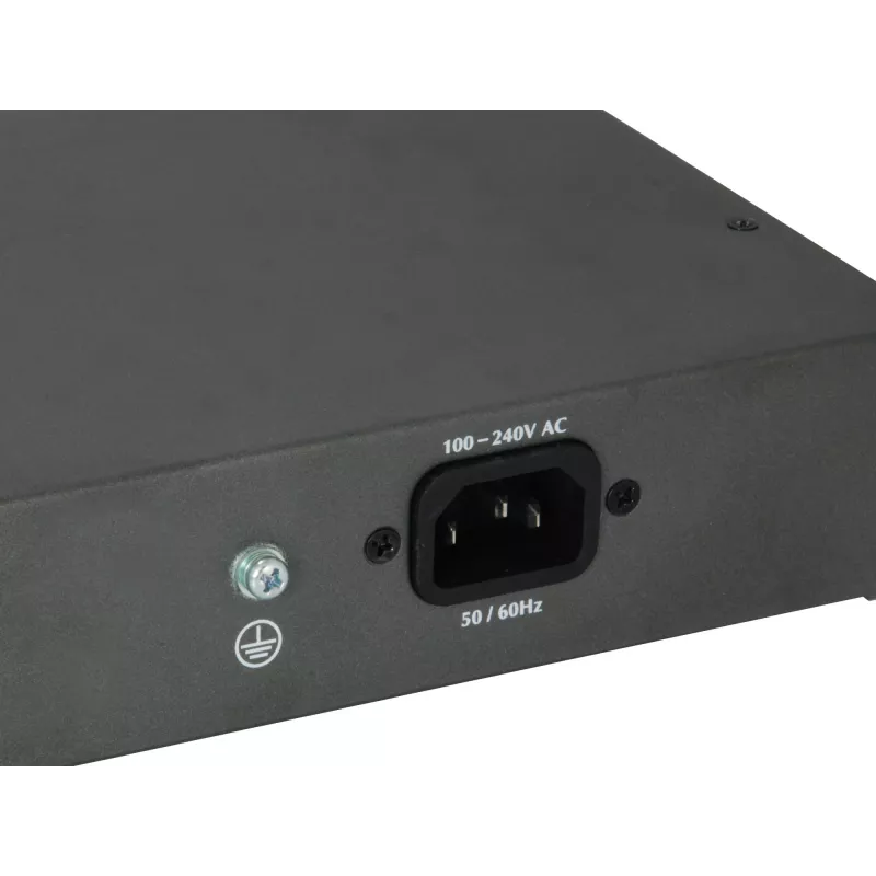 LevelOne GEP-2652 tinklo jungiklis, valdomas L2, Gigabit Ethernet (10/100/1000), Power over Ethernet (PoE), pilkas