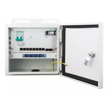 LevelOne OSW-1031 valdomas tinklo jungiklis 8 prievadai PoE 2.5G Ethernet juodas
