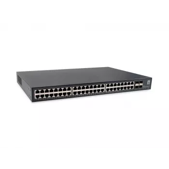 LevelOne GTU-5211 tinklo jungiklis Nevaldomas Gigabit Ethernet (10/100/1000) Juodas