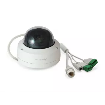 „LevelOne GEMINI FCS-3404“ fiksuoto objektyvo kupolinė IP kamera, 6 MP, H.265, 802.3af PoE, vidui / laukei