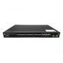 LevelOne IGU-2872 28 prievadų L2+ valdomas pramoninis gigabitinis jungiklis su 4x 1.25/2.5GbE SFP, 16x 1.25GbE SFP, 8x Gigabit SFP/RJ45 Combo, atsarginiu maitinimu, -40°C iki 80°C