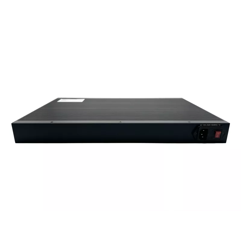 LevelOne IGU-2872 28 prievadų L2+ valdomas pramoninis gigabitinis jungiklis su 4x 1.25/2.5GbE SFP, 16x 1.25GbE SFP, 8x Gigabit SFP/RJ45 Combo, atsarginiu maitinimu, -40°C iki 80°C
