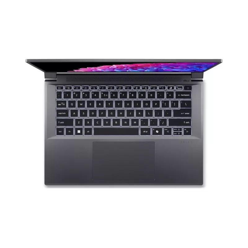 Nešiojamas kompiuteris Acer Swift SFX14-72G-788M 14.5 col. Intel Core Ultra 7 32GB 1TB SSD Windows 11 Pro