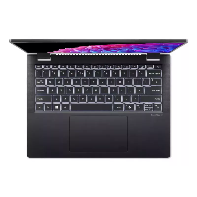 Nešiojamas kompiuteris Acer TravelMate P6 TMP614-73-TCO-58UJ 14 colių Intel Core Ultra 5 16 GB RAM 512 GB SSD Windows 11 Pro