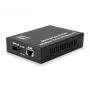 Tinklo medijos keitiklis LevelOne GVT-0500 10000 Mbit/s juodas