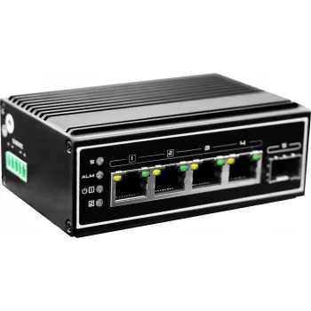 LevelOne IGP-0502 tinklo jungiklis Nevaldomas Gigabit Ethernet (10/100/1000) Power over Ethernet (PoE) Juodas