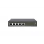 LevelOne GES-2105P Hilbert 5 prievadų gigabitas PoE Smart Lite valdomas tinklo jungiklis, 802.3at/af PoE, 4 PoE išėjimai, 60W PoE galios biudžetas