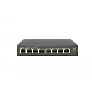 LevelOne Hilbert GES-2108P 8 prievadų Gigabit PoE+ valdomas išmanusis jungiklis