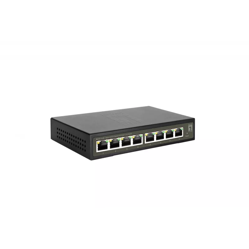 LevelOne Hilbert GES-2108P 8 prievadų Gigabit PoE+ valdomas išmanusis jungiklis