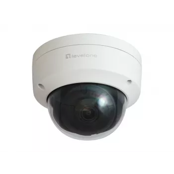 LevelOne GEMINI FCS-3402 fiksuoto vaizdo IP stebėjimo kamera, 2 MP, H.265, vandalams atspari, 802.3af PoE, vidaus/lauko