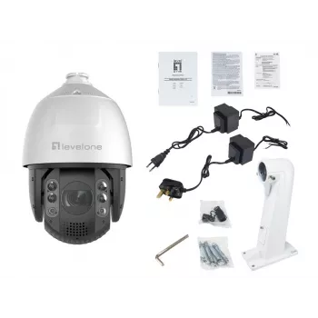 LevelOne FCS-4072 GEMINI PTZ IP kamera, 4 MP, 32x priartinimas, H.265, IR 200 m, vidaus/lauko