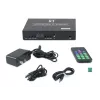 AV siųstuvas LEVELONE HVE-6701T – HDMI 1.3b, iki 1920×1080, Cat5e/Cat6/Cat7, Mini‑USB, 12V DC