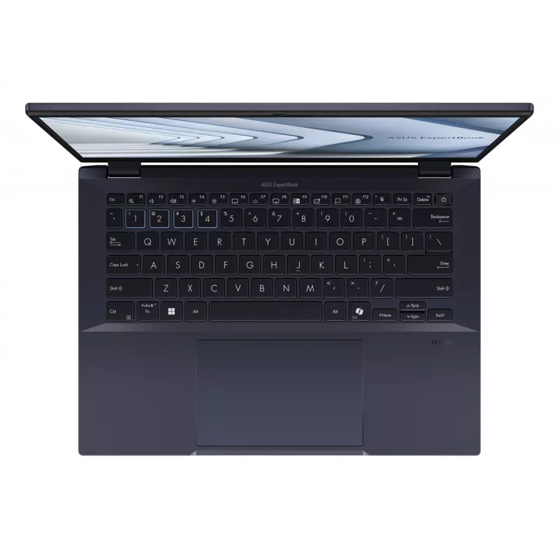 ASUS ExpertBook B5 B5404CMA-Q70103X Intel Core Ultra 7 155U nešiojamas kompiuteris 35,6 cm (14 colių) WUXGA 32 GB DDR5-SDRAM 1 TB SSD Wi-Fi 6E (802.11ax) Windows 11 Pro vokiška juoda