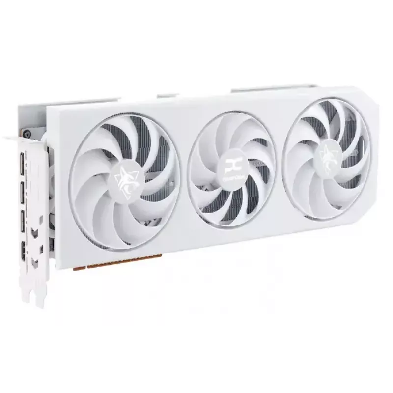 Vaizdo plokštė PowerColor Radeon RX 9070 XT – 16 GB GDDR6, 256 bit, PCIe 5.0, 3x DP 2.1a + HDMI 2.1b, 340 mm, balta, OC