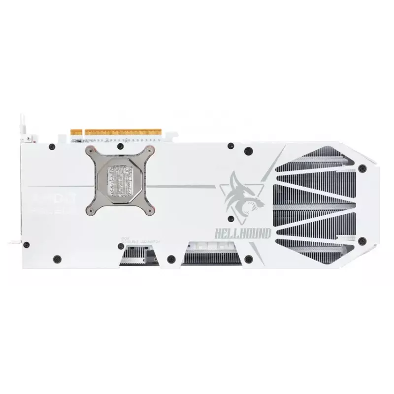 Vaizdo plokštė PowerColor Radeon RX 9070 XT – 16 GB GDDR6, 256 bit, PCIe 5.0, 3x DP 2.1a + HDMI 2.1b, 340 mm, balta, OC