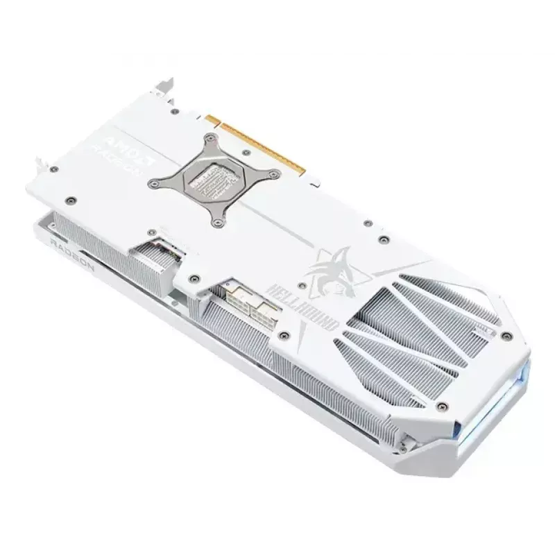 Vaizdo plokštė PowerColor Radeon RX 9070 XT – 16 GB GDDR6, 256 bit, PCIe 5.0, 3x DP 2.1a + HDMI 2.1b, 340 mm, balta, OC