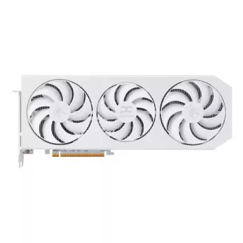 Vaizdo plokštė PowerColor Radeon RX 9070 XT – 16 GB GDDR6, 256 bit, PCIe 5.0, 3x DP 2.1a + HDMI 2.1b, 340 mm, balta, OC