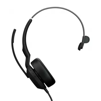 Jabra Evolve2 50 ausinės su laidu, USB Type-C / USB Type-A, juodos