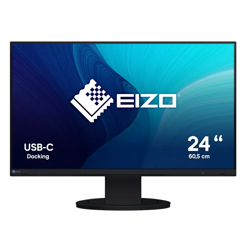 EIZO FlexScan EV2480-BK monitorius 60,5 cm (23,8 colio) 1920 x 1080 pikselių Full HD LCD juodas
