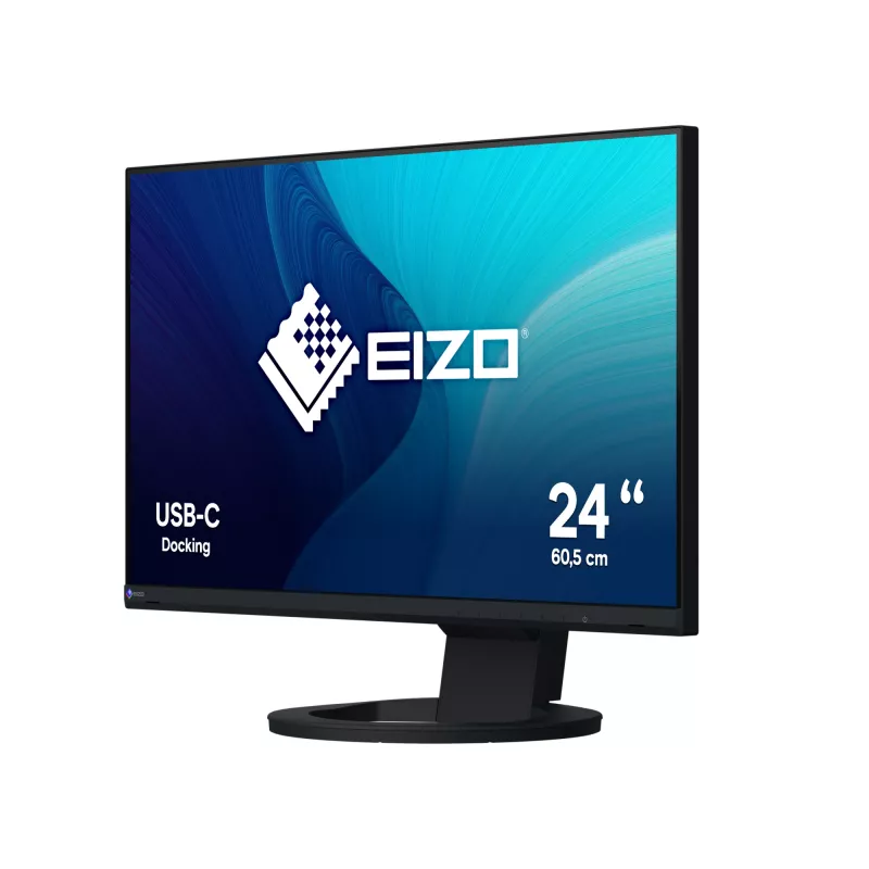 EIZO FlexScan EV2480-BK monitorius 60,5 cm (23,8 colio) 1920 x 1080 pikselių Full HD LCD juodas