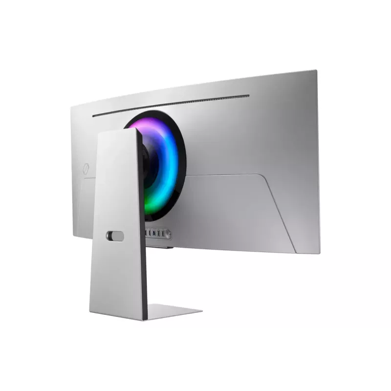 Samsung G85SD kompiuterio monitorius 86,4 cm (34 colių) 3440 x 1440 UltraWide Quad HD OLED sidabrinis
