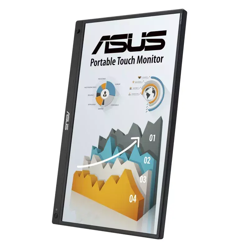 ASUS ZenScreen MB16AMTR nešiojamas monitorius 39,6 cm (15,6 col.) 1920×1080 Full HD LCD jutiklinis ekranas juodas