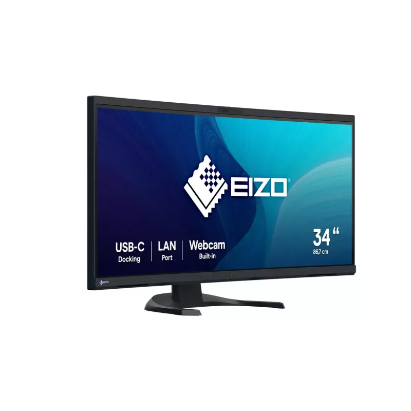 EIZO FlexScan EV3450XC-BK monitorius 86,6 cm (34,1 col.) 3440 x 1440 UltraWide Quad HD LCD juodas
