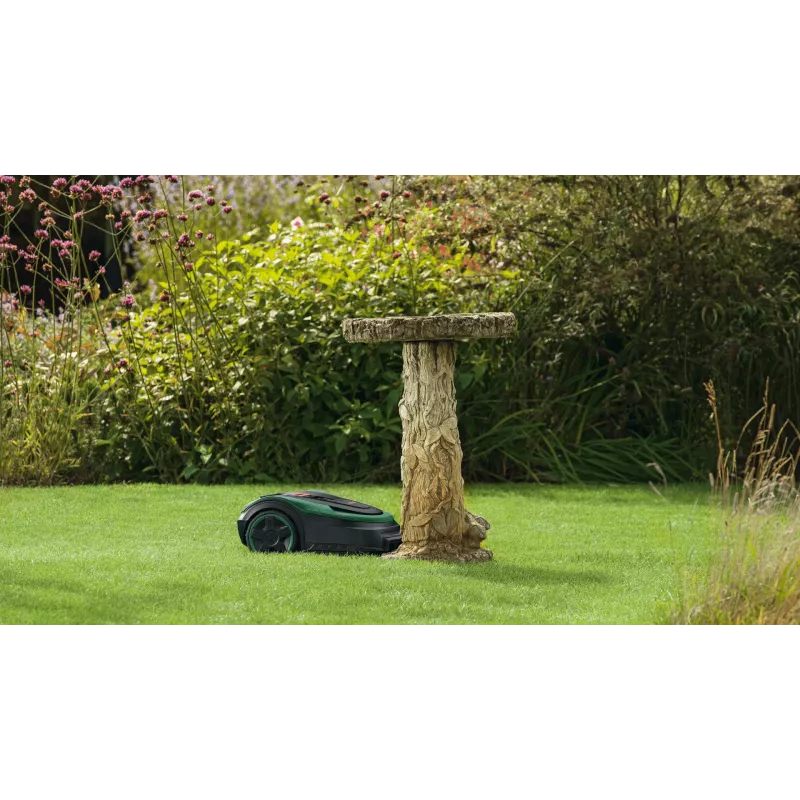 Bosch Indego S 500 robotinis vejapjovė, akumuliatorinė, juoda, žalia