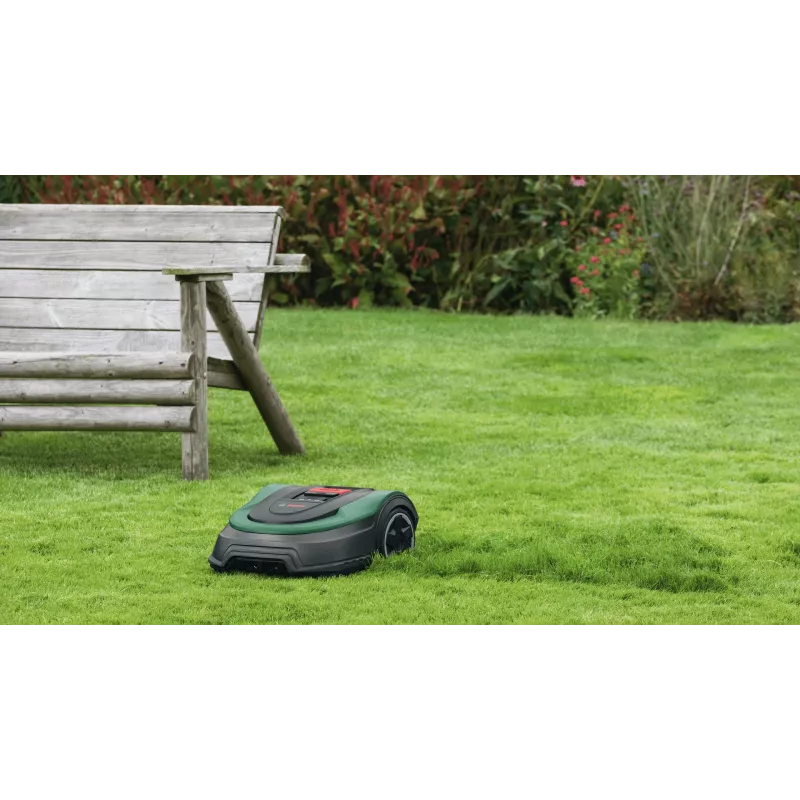 Bosch Indego M+ 700 robotinis vejapjovė su baterija Juoda, Žalia