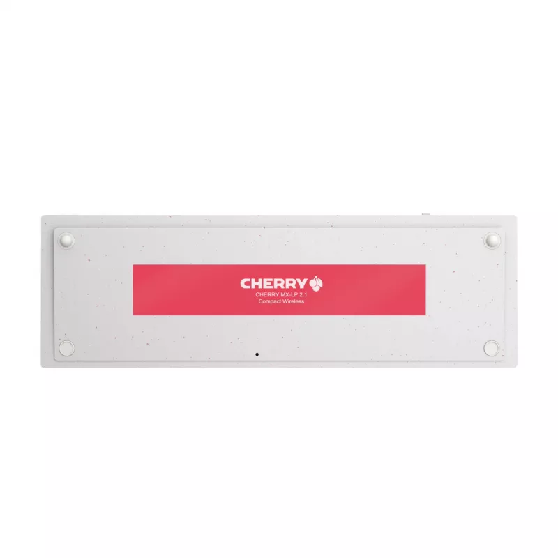 CHERRY MX-LP 2.1 belaidė kompaktiška klaviatūra, RF Wireless + Bluetooth, QWERTZ vokiškas išdėstymas, balta