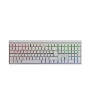 Žaidimų klaviatūra CHERRY MX 2.0S RGB Full-size USB QWERTZ balta