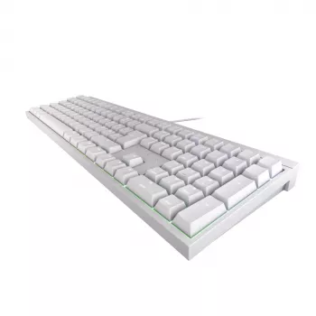 Žaidimų klaviatūra CHERRY MX 2.0S RGB Full-size USB QWERTZ balta