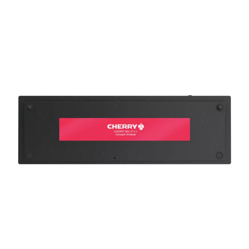 CHERRY MX-LP 2.1 kompaktiška belaidė klaviatūra žaidimams RF Wireless + Bluetooth QWERTZ vokiška juoda