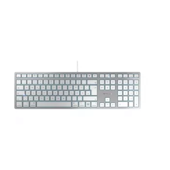 CHERRY KC 6000C FOR MAC klaviatūra universali USB QWERTZ sidabrinė