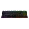 CHERRY MX 8.2 TKL Wireless RGB klaviatūra žaidimams USB + belaidis RF + Bluetooth QWERTZ vokiška juoda