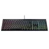 Žaidimų klaviatūra CHERRY MX 2.0S USB QWERTZ Vokiška juoda mechaninė RGB