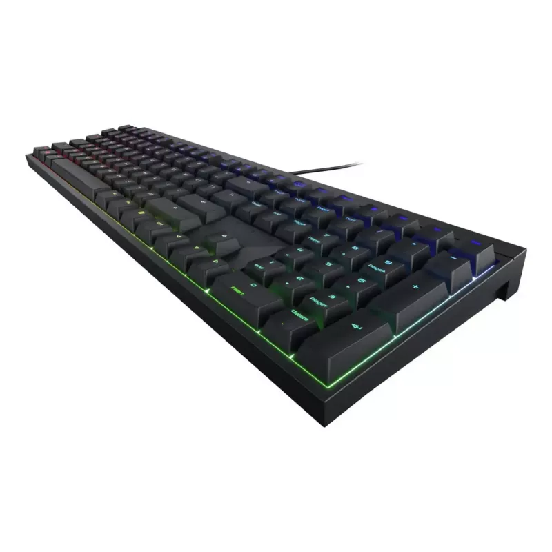 Žaidimų klaviatūra CHERRY MX 2.0S USB QWERTZ Vokiška juoda mechaninė RGB