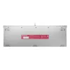 Mechaninė žaidimų klaviatūra Cherry MX 2.0S — pilnas dydis (100%), QWERTZ vokiškas išdėstymas, RGB apšvietimas, USB, balta