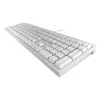 Mechaninė žaidimų klaviatūra Cherry MX 2.0S — pilnas dydis (100%), QWERTZ vokiškas išdėstymas, RGB apšvietimas, USB, balta