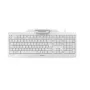 CHERRY JK-A0400CH-0 klaviatūra, biuro, USB, QWERTZ, Šveicariška, pilka