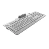 CHERRY JK-A0400CH-0 klaviatūra, biuro, USB, QWERTZ, Šveicariška, pilka