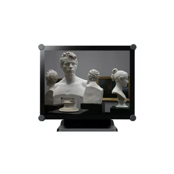 AG Neovo TX-1502 kompiuterio monitorius 38,1 cm (15 colių) 1024 x 768 pikselių XGA LED liečiamuoju ekranu stalinis pilkas
