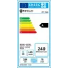 AG Neovo IFP-7502 interaktyvus plokščiasis ekranas 189,2 cm (74,5 colio) LCD Wi-Fi 350 cd/m² 4K Ultra HD juodas liečiamasis ekranas su įmontuotu procesoriumi Android 8.0