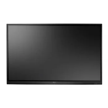 AG Neovo IFP-7502 interaktyvus plokščiasis ekranas 189,2 cm (74,5 colio) LCD Wi-Fi 350 cd/m² 4K Ultra HD juodas liečiamasis ekranas su įmontuotu procesoriumi Android 8.0