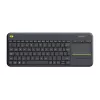 LOGITECH Wireless Touch Keyboard K400 Plus - Juoda - Ispaniškas Qwerty