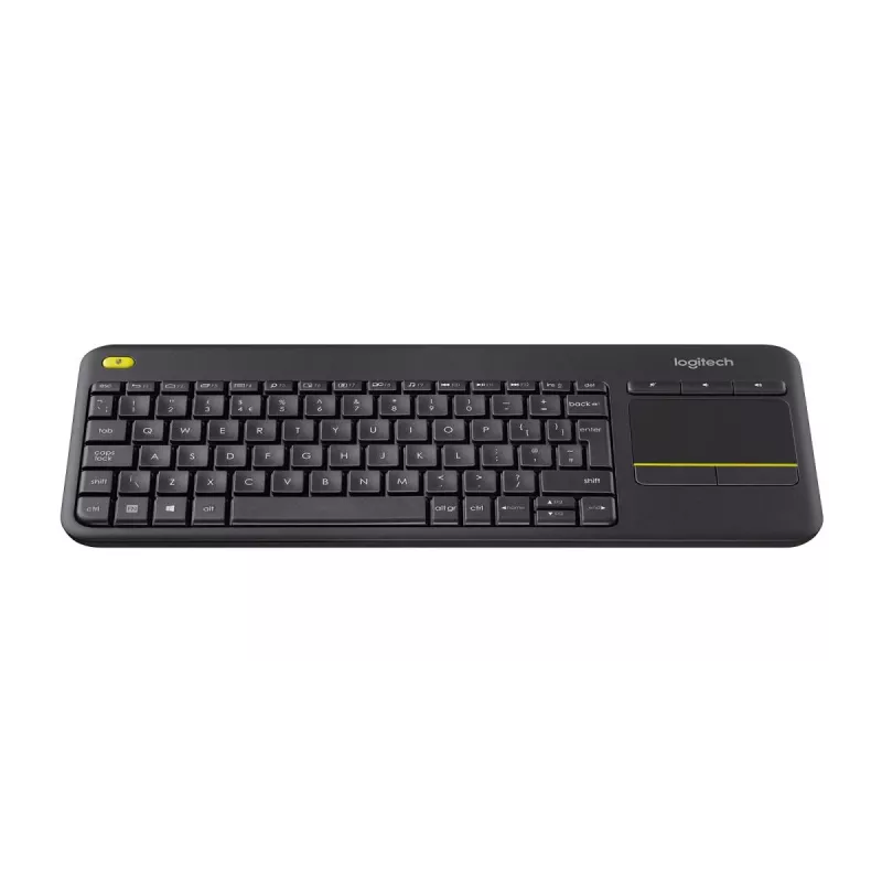 LOGITECH Wireless Touch Keyboard K400 Plus - Juoda - Ispaniškas Qwerty