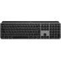 Logitech MX Keys S for Mac klaviatūra belaidė Bluetooth QWERTY juoda aliuminio apdaila