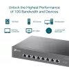 Nevaldomas jungiklis TP-Link TL-SX1008 8 prievadų 10G stalinis/statyvinis