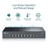 Nevaldomas jungiklis TP-Link TL-SX1008 8 prievadų 10G stalinis/statyvinis